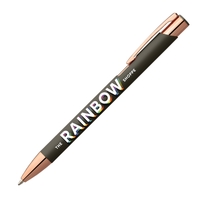 Leo Softy Rose Gold Metal Pen (Full Color Imprint)