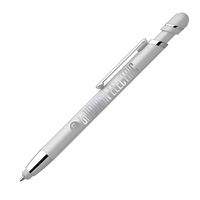 Pluto Softy Metal Pen with Stylus (Engraved Imprint)