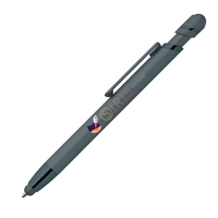 Pluto Softy Metal Pen with Stylus (Full Color Imprint)
