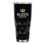 20 oz. Diamond Stainless Steel Travel Mug (2 Color Imprint)