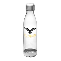 25 oz. Amphora Plastic Water Bottle (2 Color Imprint)