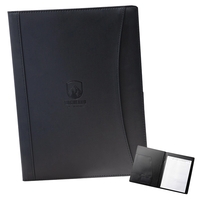 9.75" x 12.5" PVC portfolio with pocket, 20-page notepad and ID... from ASI...