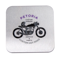 Stainless Steel Square Coaster (Full Color Imprint)