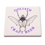 Square Ceramic Coaster (2 Color Imprint)