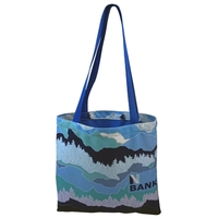 Colored Liner Medium Flat Tote (14"H x 14"W)