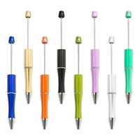 Beaded plastic ballpoint pen plus free standard shipping to 1 continental......
