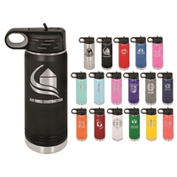 Polar Camel Water Bottle with Lid 20 oz. Flip Top Straw... from ASI 72657...