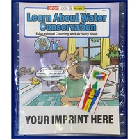 Learn About Water Conservation Coloring Book Fun Pack