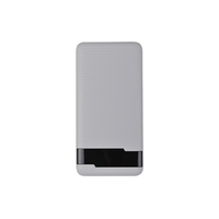 Portable 10000mAh power bank with LCD power display 1 color print... from ASI...