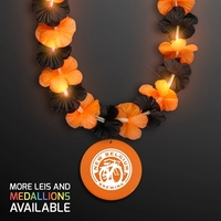 Light Up Halloween Lei with Medallion, Imprinted Medallion Pricing... from...