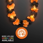 Light Up Halloween Lei with Medallion