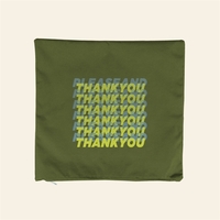 Medium Square 16x16 pillow case with zipper closure made of 1000D... from ASI...