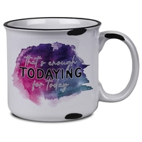 15 Oz. Distressed Ceramic Mug