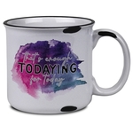 15 Oz. Distressed Ceramic Mug