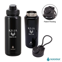 3.81" x 11.25" x 3.81" Manna™ 40-ounce double wall stainless steel... from...