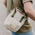 Mini Backpack Crossbody- Canvas-Denim