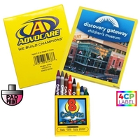 Pack of eight bright assorted crayons.... from ASI 52710 Lincoln Line / Essef...