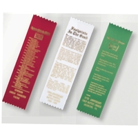 Personalized ribbon bookmark, 2.5" x 9".... from ASI 56100 Gemini Ind Inc / F...