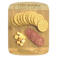 8 1/2" x 11" x 3/8" two tone bamboo cutting board... from ASI 62660...