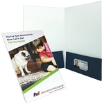 Legal size presentation folder with Box Pockets