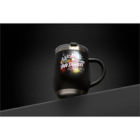 A 12 oz stainless steel, double-walled, & vacuum-sealed tumbler with a......