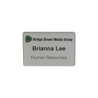 3" W x 2" H - PVC Name Badge
