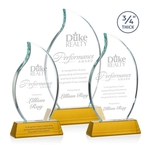 Croydon Flame Award on Newhaven Base - Amber