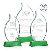 The Croydon award features a beautiful 3/4" thick Starfire Crystal to... from...