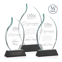 The Croydon award features a beautiful 3/4" thick Starfire Crystal to... from...