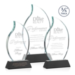 Croydon Flame Award on Newhaven Base - Black