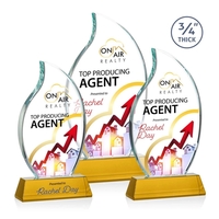 The Croydon VividPrint™ award features an elegant 3/4" thick Starfire...