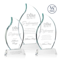 Croydon Flame Award on Newhaven Base - Clear