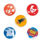 1" Circle Celluloid Pin-Back Button