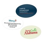 1.5" x 2.5" Oval Water-Resistant Sticker