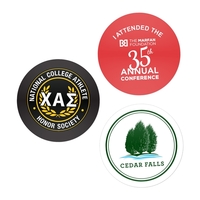 2" Round Water-Resistant Sticker