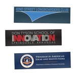 2" x 7" Rectangle Water-Resistant Sticker