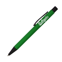 GARTH SOFT RUBBER CLICK ACTION METAL BALLPOINT PEN
