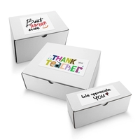 Mailer cardboard gift boxes in three sizes with shredded paper fill,.... from...