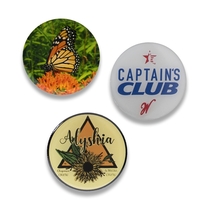 Offset printed custom lapel pins in /4", 1", 1.25", 1.5" or... from ASI 62088...