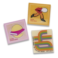 3/4", 1", 1.25", 1.5" or 2" offset printed direct lapel pins... from ASI...