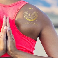 2" x 3" Custom Metallic Temporary Tattoos