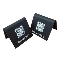 Mini Acrylic QR Menu stands, table signs, durable and easy to... from ASI...