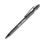 DONNIE SOFT RUBBER FINISH ALUMINUM BALLPOINT STYLUS PEN