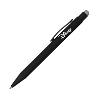 Click action aluminum pen with soft touch stylus... from ASI 40544 Binaco