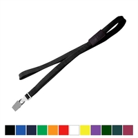3/8" polypropylene tube stock lanyard with bulldog clip. Simple and...