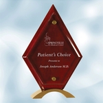 Diamond Rosewood Piano Award -Floating Acrylic Plate