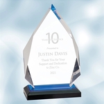 Blue Diamond Impress Acrylic Award