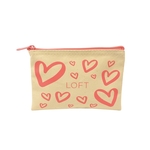 Canvas Zippered Pouch (8"w x 5"h) -IMPORT
