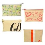 Canvas Zippered Pouches (8"w x 5"h)