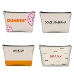 Canvas Zippered Pouches (8"w x 6"h x 2"D)